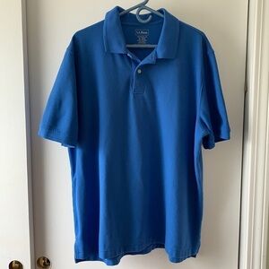 L.L. Bean Men's Blue Polo Shirt